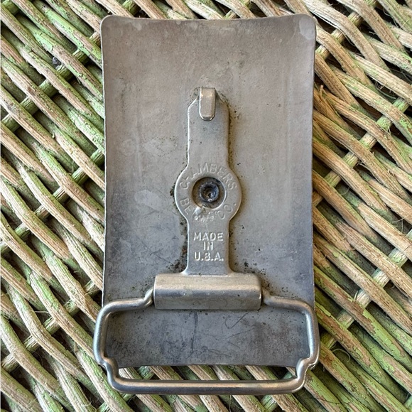 Vintage Chambers Belt Company Belt Buckle - Picture 2 of 2